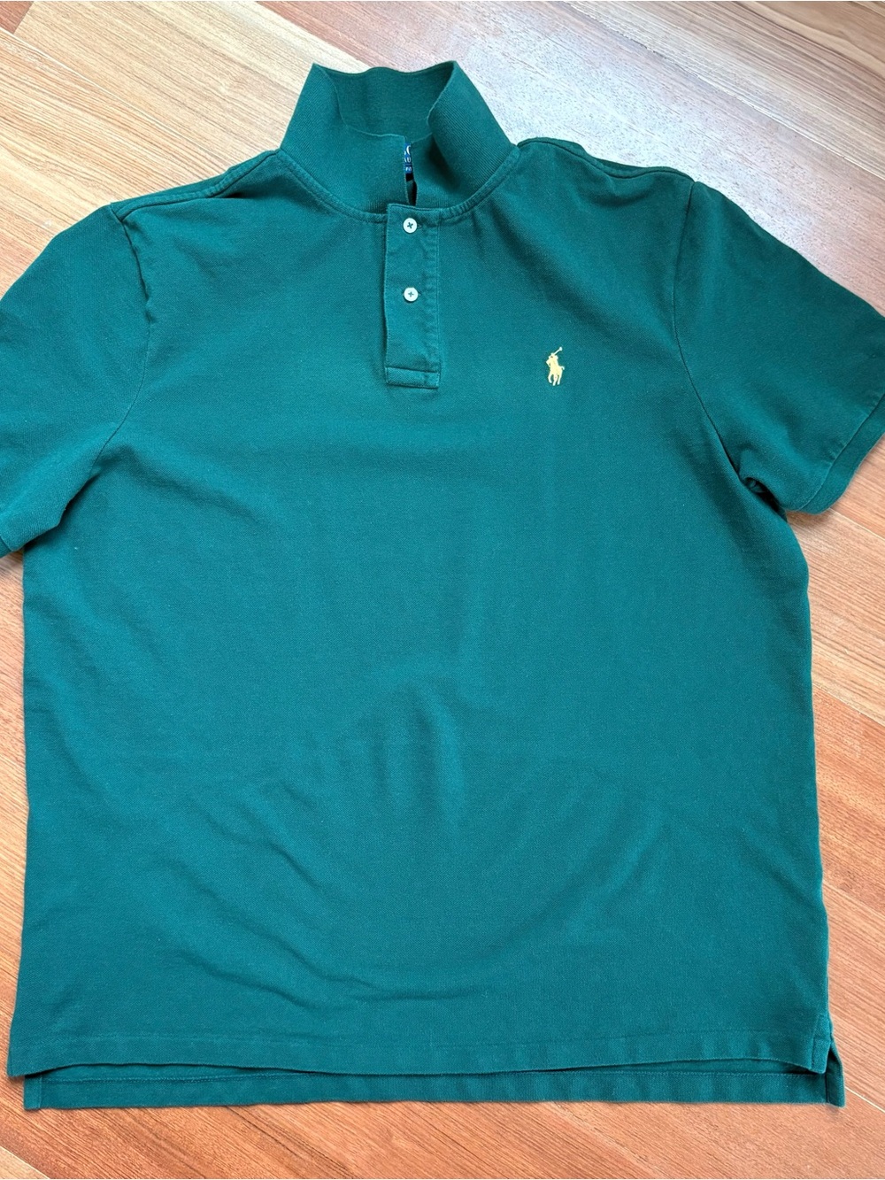 Polo Ralph Lauren Dark Green Short-Sleeve Polo with yellow Pony